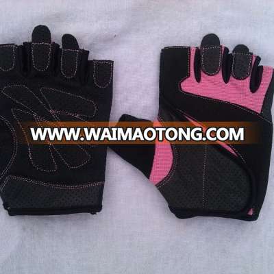 Pink Women Weight Lifting Gloves