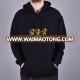 Dropped shoulders oversized plain pullover hoodie